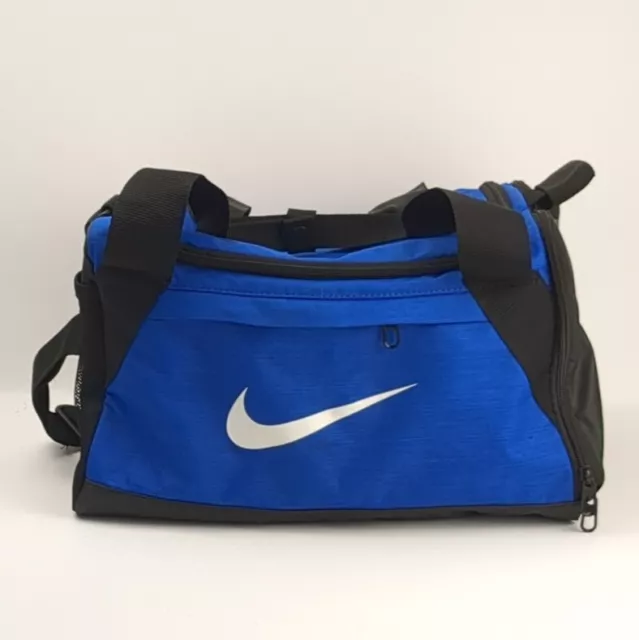 Nike Brasilia 9.5 Small Duffel Bag Unisex Sports Gym Pack Blue - DR6120-410