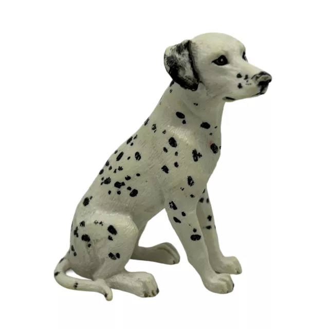 Dalmatian Plastic Dog Figure White Black 2007 Blip Toys Fire House Dog 2.75"