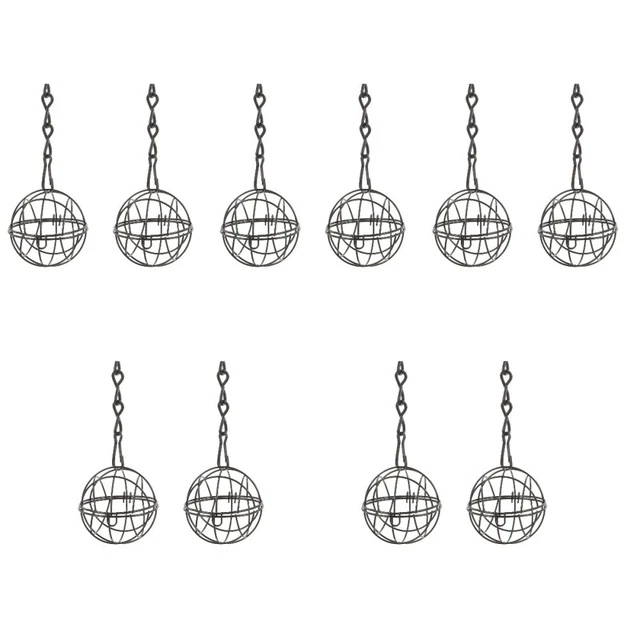 10 PCS Fat Ball Fiders Feeder Bird Metal Fat Balls Metal Balls Birds Filers