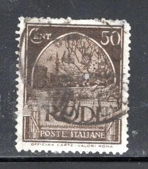 Italy Rodi  Post Europe  Stamp Used Lot 1655Ag