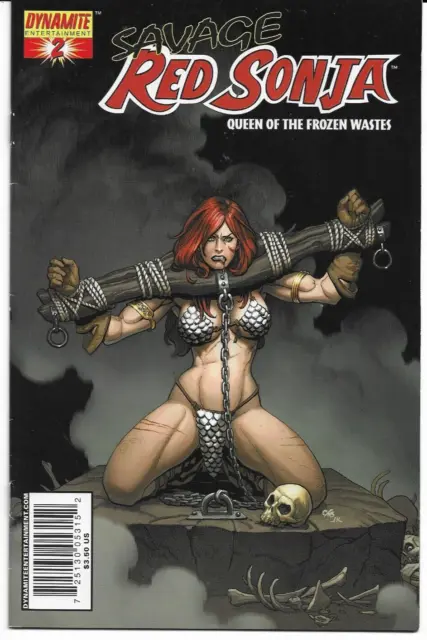 Savage RED SONJA: Queen of the Frozen Wastes #2 (2006) Variant Cover A FRANK CHO