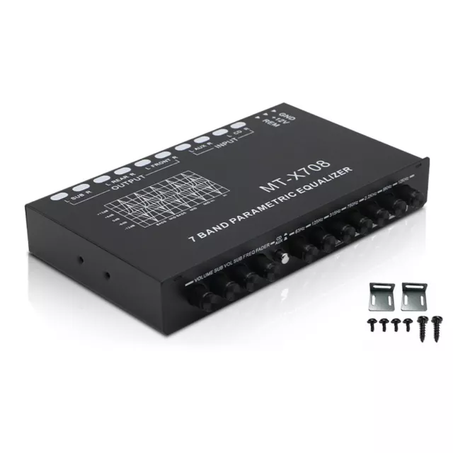 Professional 7 Band Car Equalizer Multifunctional Car Audio EQ Tuning U3X3