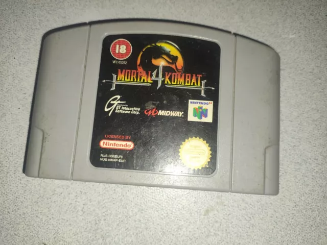 MORTAL KOMBAT 4 Nintendo 64 N64 Game PAL $53.99 - PicClick AU