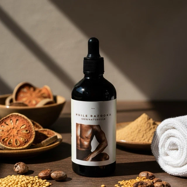 Huile KIGELIA AFRICANA Spécial Bazooka Pénis - 250ml - 100% Ingrédients Naturels - Bénin