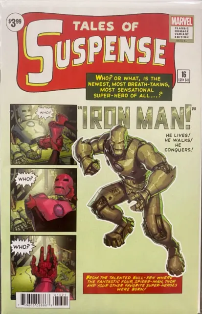 Iron Man #16 Tales of Suspense #39 Classic Homage Variant Marvel Comics