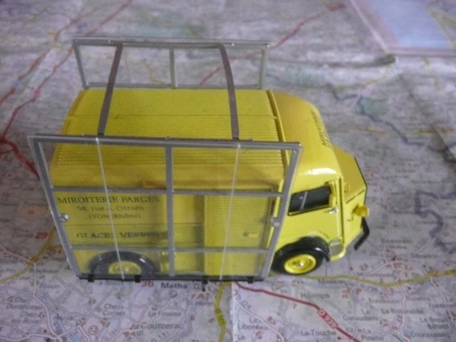 Camionnette Citroën Type HZ Vitrier 1949 échelle 1/43 - Modèle Réduit Hachette, Neuf Sous Blister