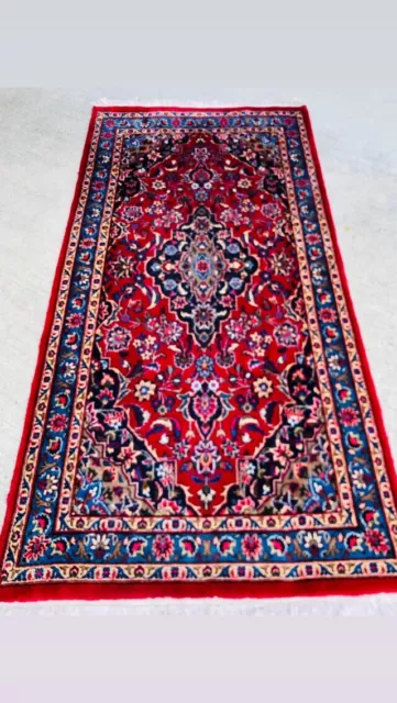 Tapis Persan 210x105cm Kashmar teppich Tappeto Rugs carpet Alfombra Teppe ペルシャ絨毯