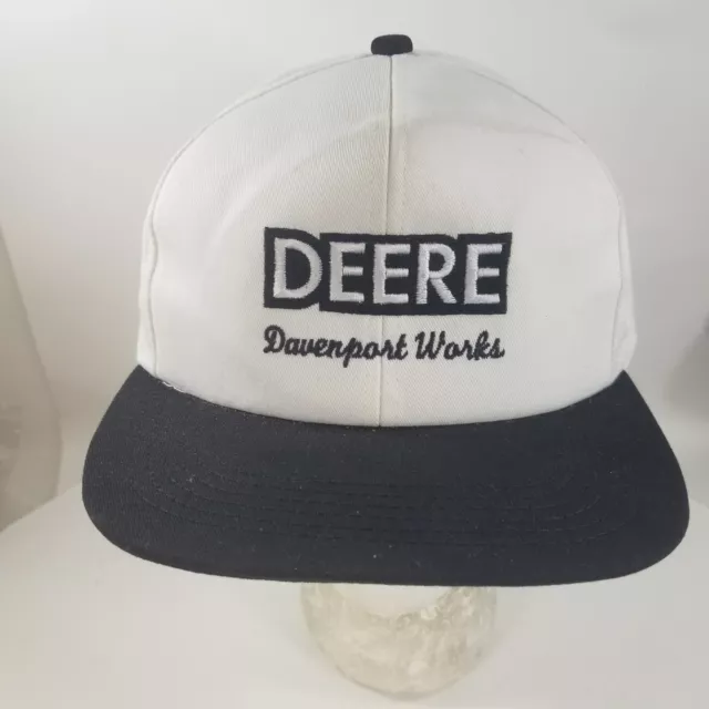 John Deere K-Products Snapback Hat Davenport Works Construction Forestry Cap