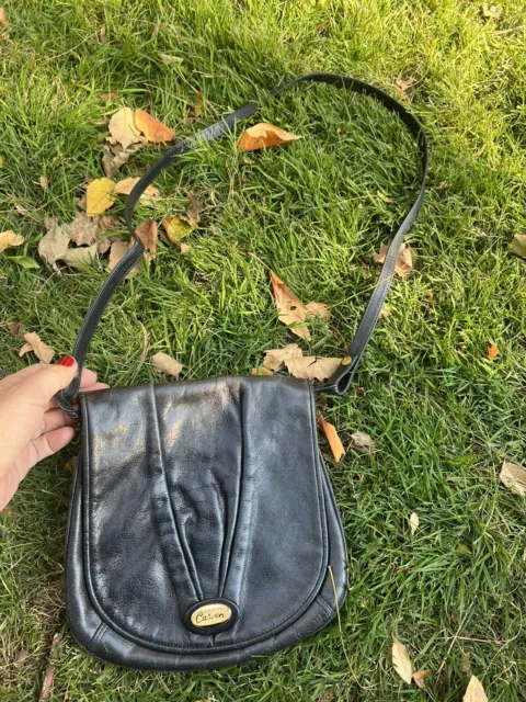 VINTAGE CARVEN PARIS Leather Bag 33.00 PicClick UK