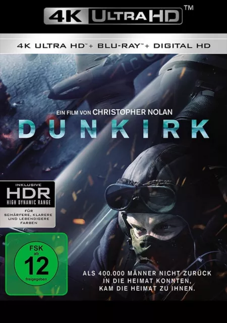 Dunkirk - 4K Ultra HD Blu-ray - (Tom Hardy) # UHD+2-BLU-RAY-NEU