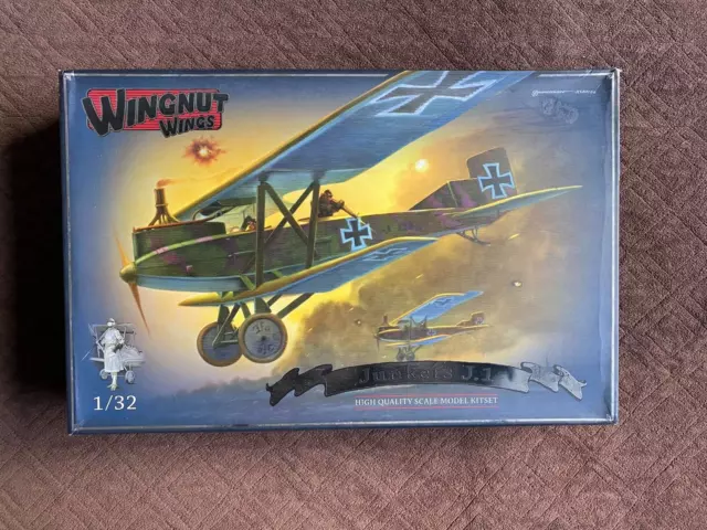 Wingnut Wings Junkers J.I 1/32 scale model kit complete (worn box)