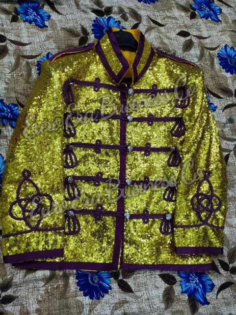 Michael Jackson Musical Concert Style Military Hussars Tunic Jacket in all sizes