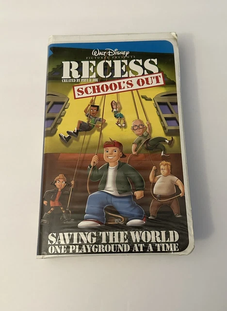 Recess Schools Out Vhs 2001 Clamshell With Original Insert 3 66