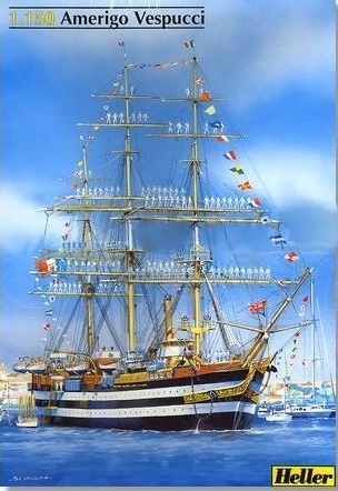 Heller 80807 1:150 Amerigo Vespucci Sailing Ship