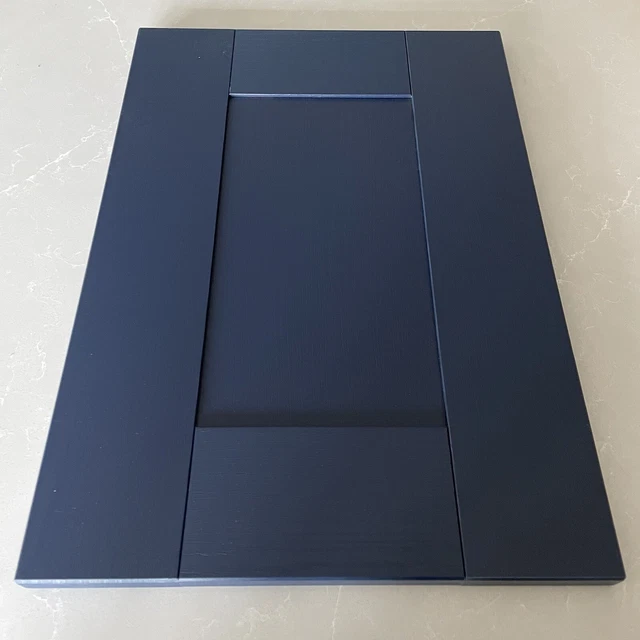 Unidades de repuesto para puerta de cocina de grano roble azul índigo agitador pintado mate