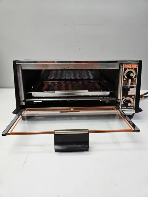 Vintage MCM GE General Electric Toast ‘n Broil Toast ‘R Oven Chrome Near Mint