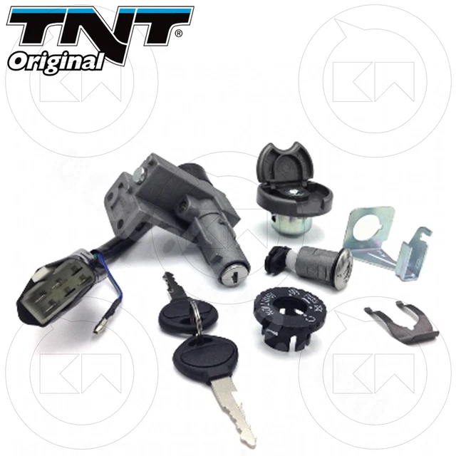 BLOCCHETTO ACCENSIONE CON Chiavi Moto Guzzi V75 750 1985 1990 EUR 27,85
