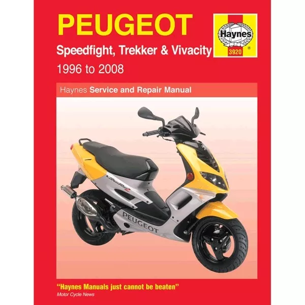 Haynes Workshop Service Repair Manual for Peugeot Speedfight Trekker Vivacity