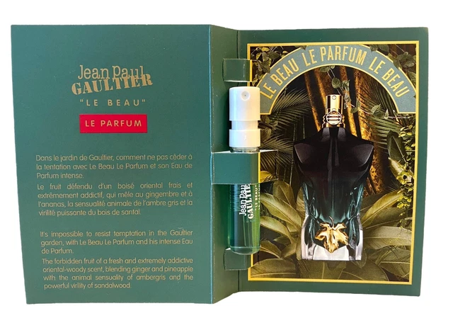 JEAN PAUL GAULTIER LE BEAU EAU DE PARFUM SPRAY INTENSE 1,5ml NEUF