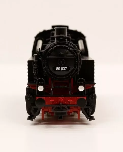 Roco Locomotives IN Steam Three Axis Br 80 037 Livery Black DB & Frame Red DCC 3