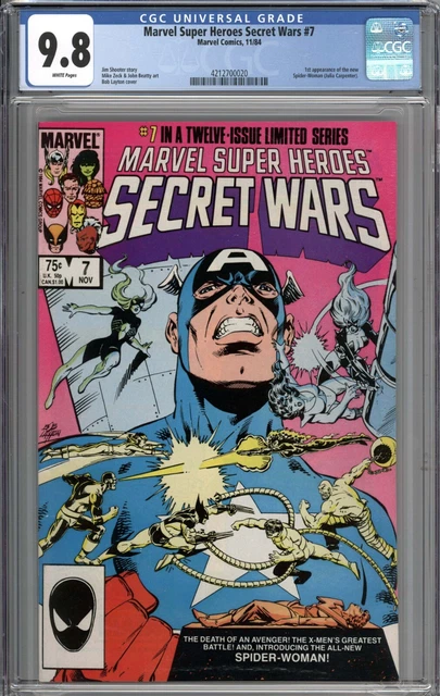 Marvel Super Heroes Secret Wars #7 CGC 9.8 NM/MT 1st App. of New Spider-Woman WP
