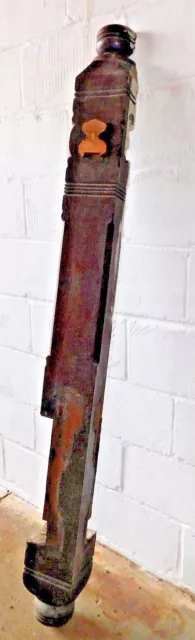 Antique Victorian Style Half Newel Post - C. 1880 Walnut Architectural Salvage 2