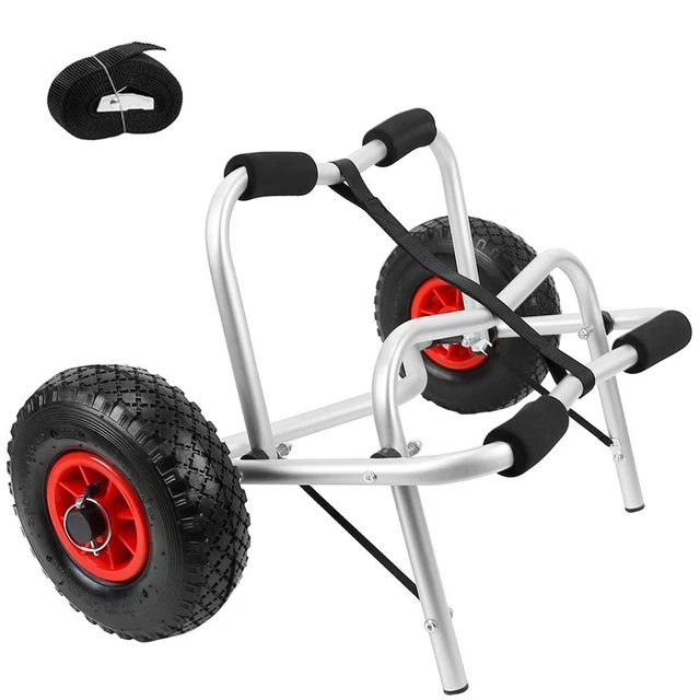 Foldable Kayak Canoe Boat Carrier Cart Trailer Trolley 176lbs Transport for