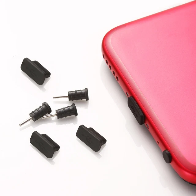 10 pairProtective Covers Casque Jack Prise de La Poussière Écouteur Jack Prise d