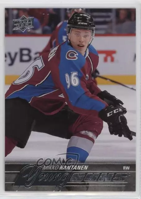 2015-16 Upper Deck Young Guns Foil Stamp Over Name Mikko Rantanen #206 Rookie RC