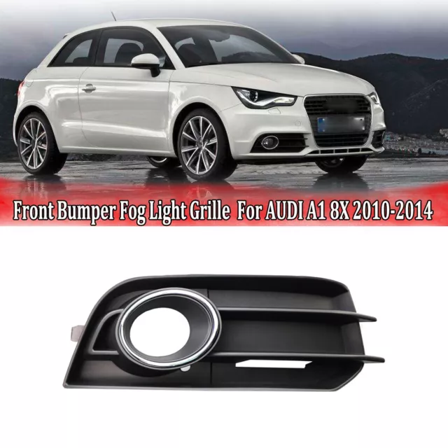 Right  For AUDI A1 8X S-LINE 2011-2014 Front Bumper Fog Light Grill Grille Cover