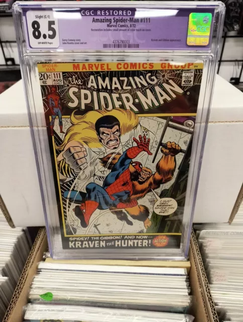 CGC Amazing Spider-Man 111 8.5 VF+  RESTORED