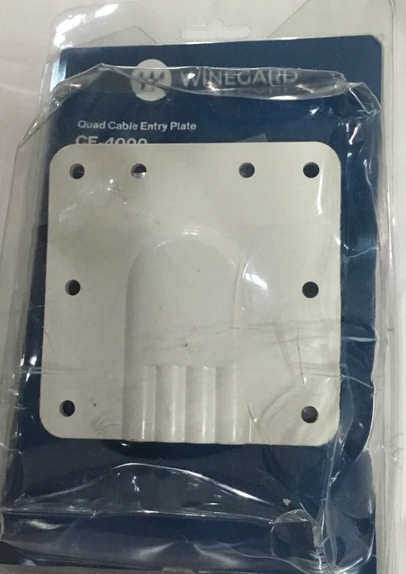 Winegard Weatherproof Quad Cable Entry Plate w/Mounting Screws CE-4000