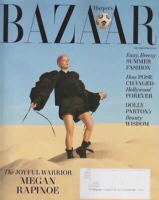 Harper's Bazaar June July  2021 The Joyful  Warrior Megan Rapinoe (Magazine: Fas