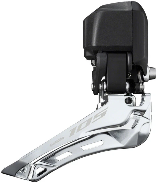 Shimano 105 FD-R7150 Di2 Front Derailleur - 2x, For 2x12-Speed, Braze-On,
