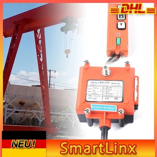 Télécommande Sans Fil Neuve F24-18S Pour Grue Industrielle - 2 émetteurs Inclus