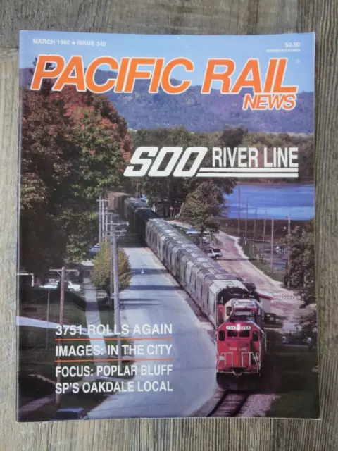 1992 Pacific Rail News Magazine: March - SOO River Line/3751 Rolls Again