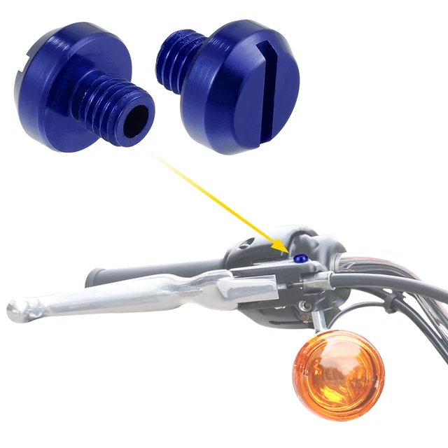 Bouchons D'obturation De Miroir De Moto En Aluminium CNC M8 M10 Moto