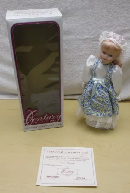 Century COLLECTION GENUINE PORCELAIN DOLL Hand Crafted & Painted 16 inch