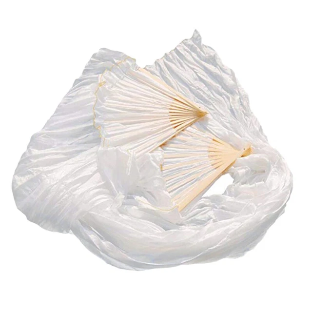 100% Soie Unisexe Chinois Soie Fans de Danse Du Voile 1 PièCe Ventilateurs 4408