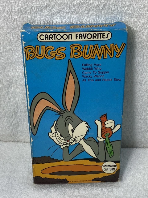 BUGS BUNNY [VHS Tape] 5 Animated Cartoon Favorites - 011891130042 EUR ...