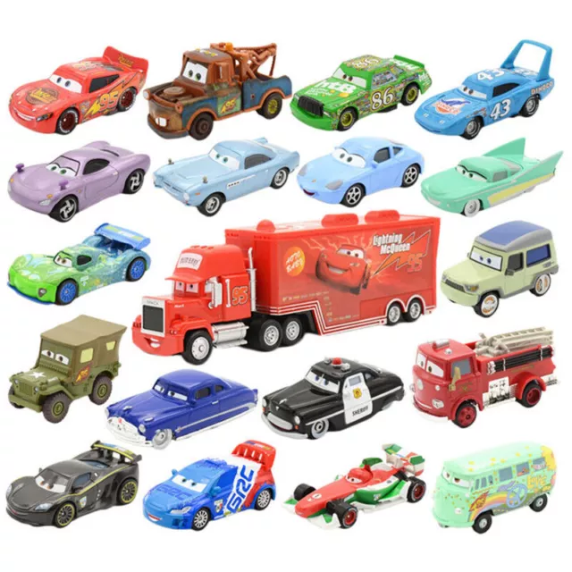 Disney Pixar Cars Die-cast Metallo McQueen Sally Cruz Frank Toy Car Toy Car Car