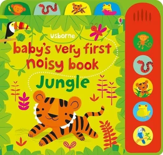 Baby's Very First Noisy Book Jungle (Babys Very First Books): 1 by Fiona Watt