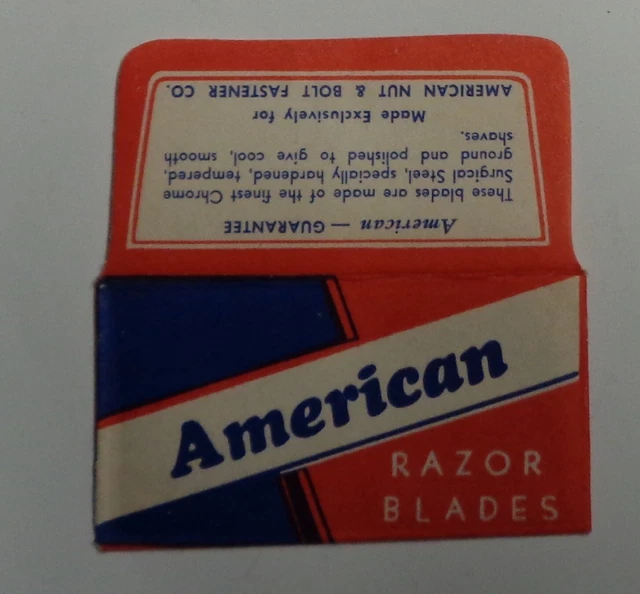 Vintage Razor Blade AMERICAN One Wrapped Blade   RARE