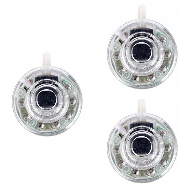 3 Pieces Air Pump Fish Tank Aquarium Diving Light Mini Frother Fittings Bubble