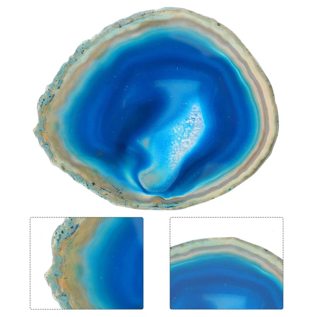 Kreativer Untersetzer Geode Desktop-Ornament Achatstein Schmücken