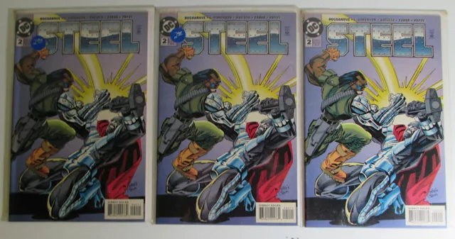 Steel Lot of 3 #2 DC Comics (1994) NM- 1st Print Comic Books