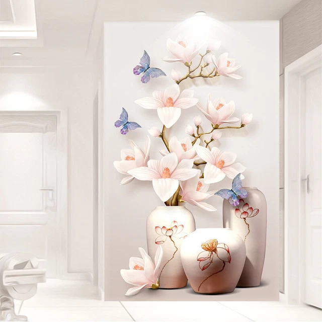 Blumen Diamantmalerei Diamant Malerei Set DIY 5D Diamant Malerei Magnolienblüte