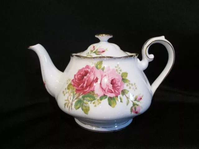 Royal Albert American Beauty Teapot 4 Cup Bone China Made in England