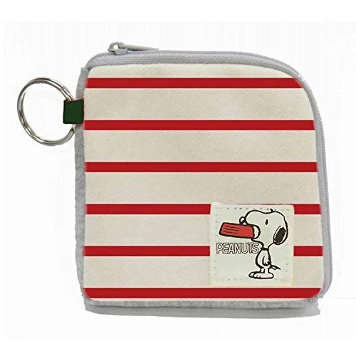 Snoopy Border Wallet Red
