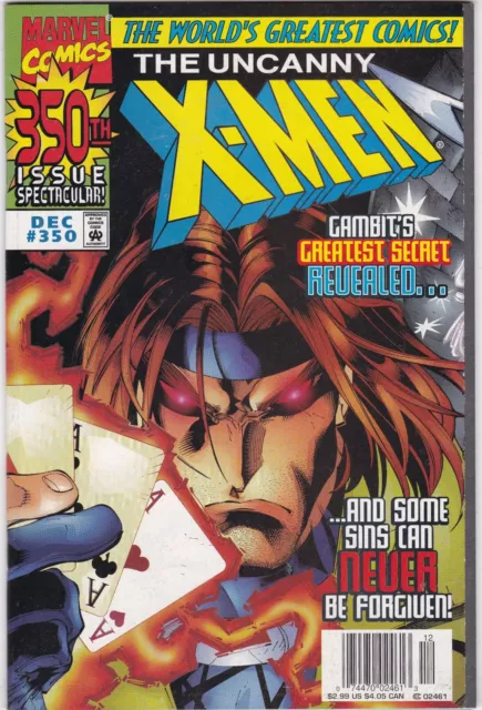 Uncanny X-Men #350  RETURN OF GAMBIT Key  Marvel NM Non Foil Newstand